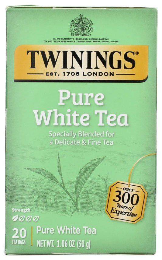 TWINING TEA: Pure White Tea, 20 bg