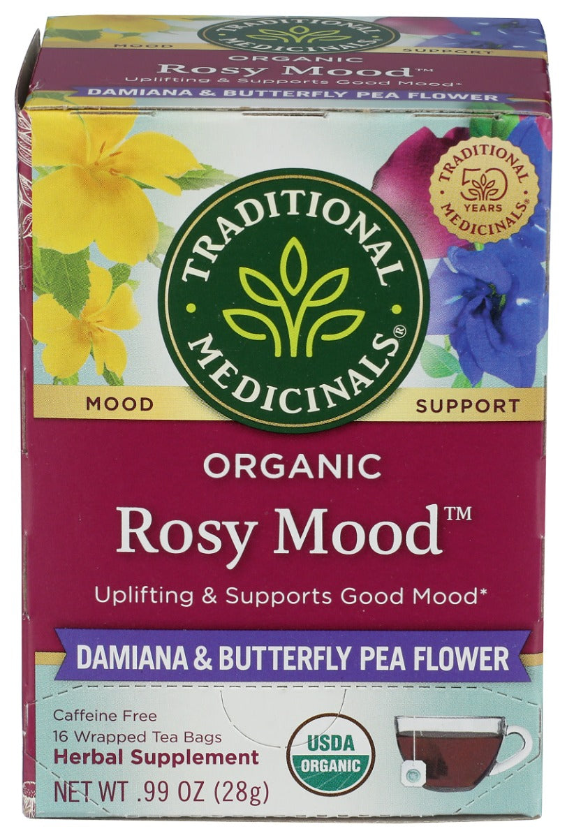 TRADITIONAL MEDICINALS: Organic Rosy Mood Tea, 16 bg