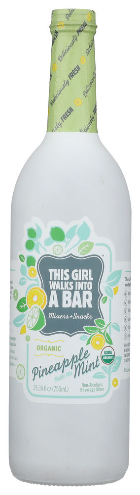 THIS GIRL WALKS INTO A BAR: Pineapple Mint Mojito Mixer, 25.36 fo