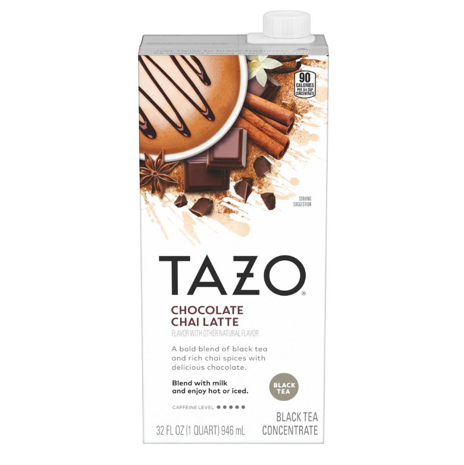 TAZO: Chocolate Chai Latte Tea Concentrate, 32 oz