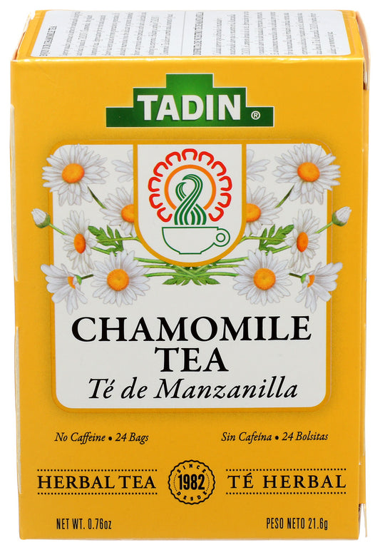 TADIN: Chamomile Manzanilla Tea, 24 bg