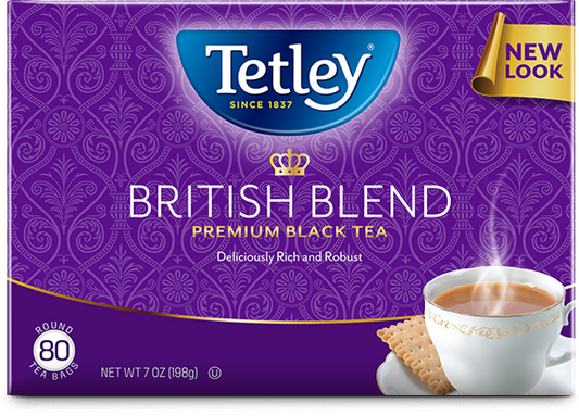 TETLEY: Tea British Blend, 80 bg