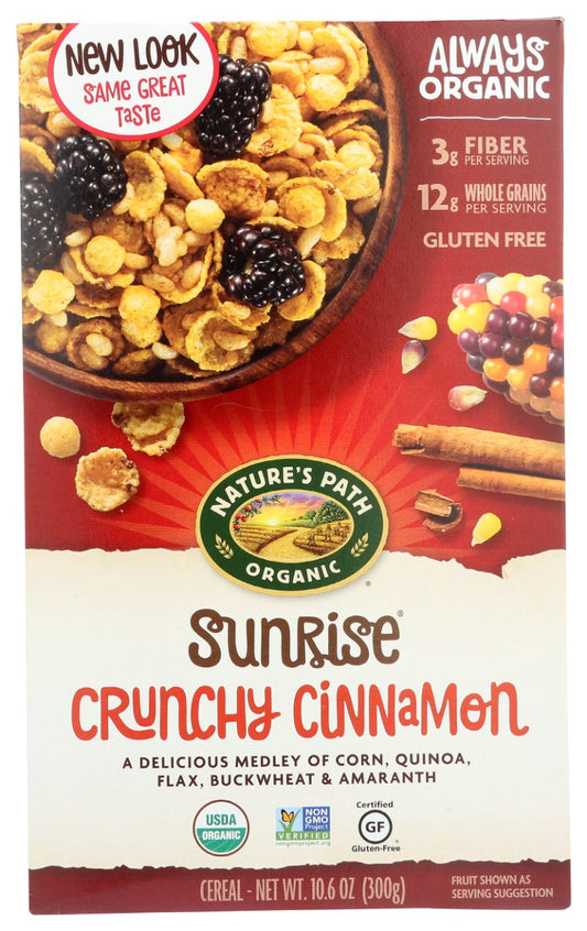NATURES PATH: Sunrise Crunchy Cinnamon Cereal, 10.6 oz