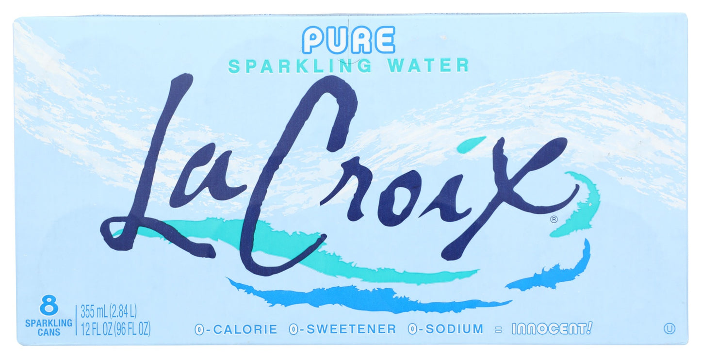 LA CROIX: Pure Flavored Sparkling Water 8Pk, 96 fo