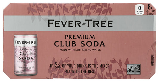 FEVER TREE: Club Soda 8Pack, 40.56 fo