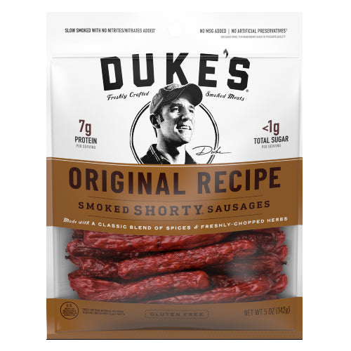 DUKES: Original Shorty Smoked Sausages, 5 oz