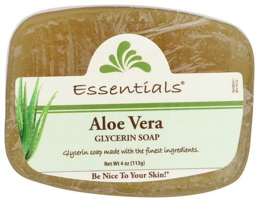 CLEARLY NATURAL: Aloe Vera Glycerine Soap Bar, 4 oz