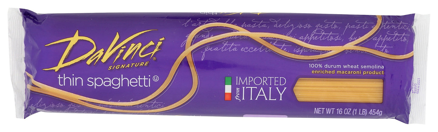 DAVINCI: Thin Spaghetti Pasta, 16 oz
