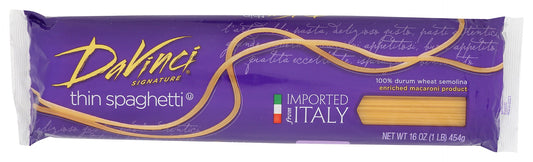 DAVINCI: Thin Spaghetti Pasta, 16 oz