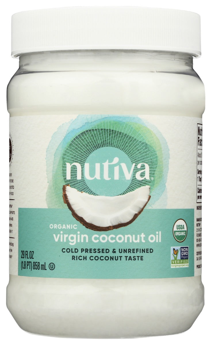 NUTIVA: Organic Virgin Coconut Oil, 29 fo