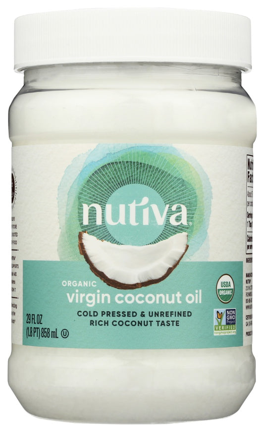 NUTIVA: Organic Virgin Coconut Oil, 29 fo