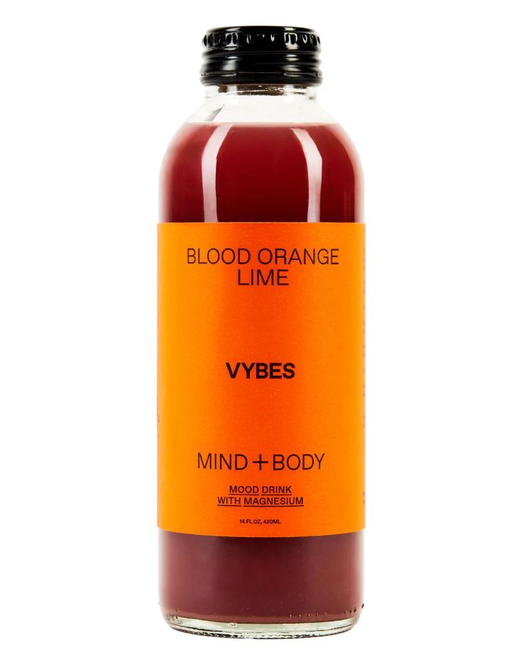 VYBES: Blood Orange Lime Beverage, 14 fo
