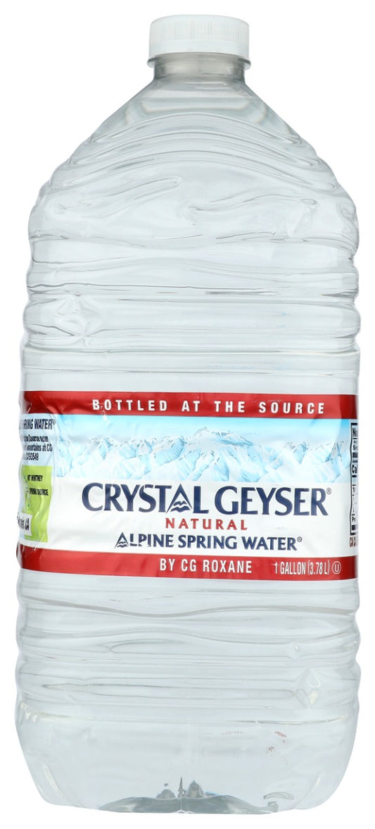 CRYSTAL GEYSER ALPINE SPRING: Natural Alpine Spring Water, 1 ga