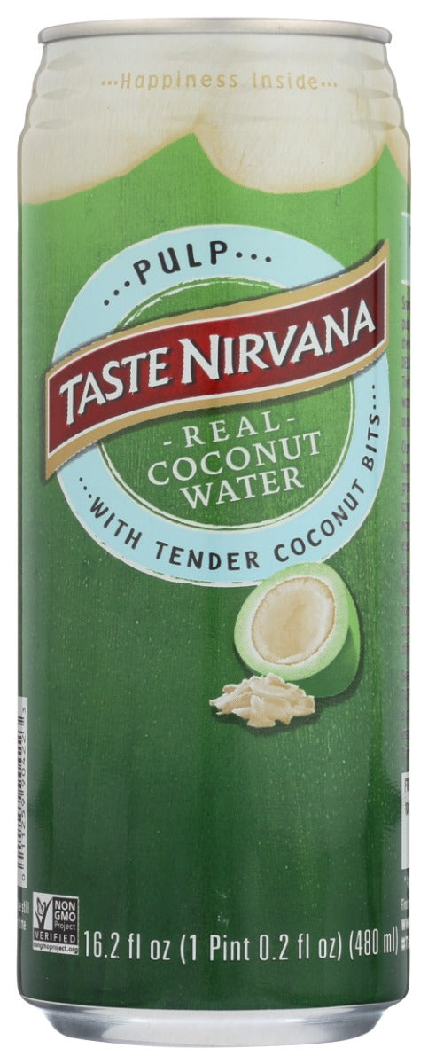TASTE NIRVANA: Real Coconut Water with Pulp Can, 16.2 fo
