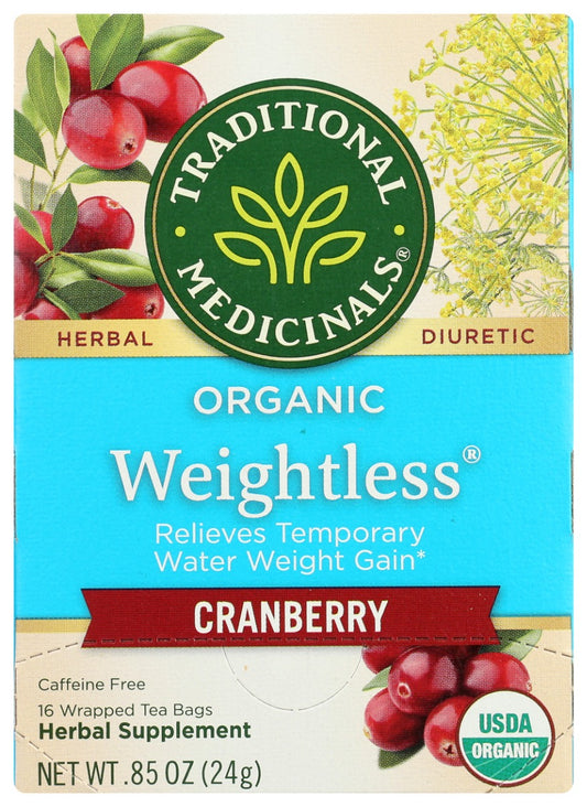 TRADITIONAL MEDICINALS: Weightless Cranberry Tea, 16 bg