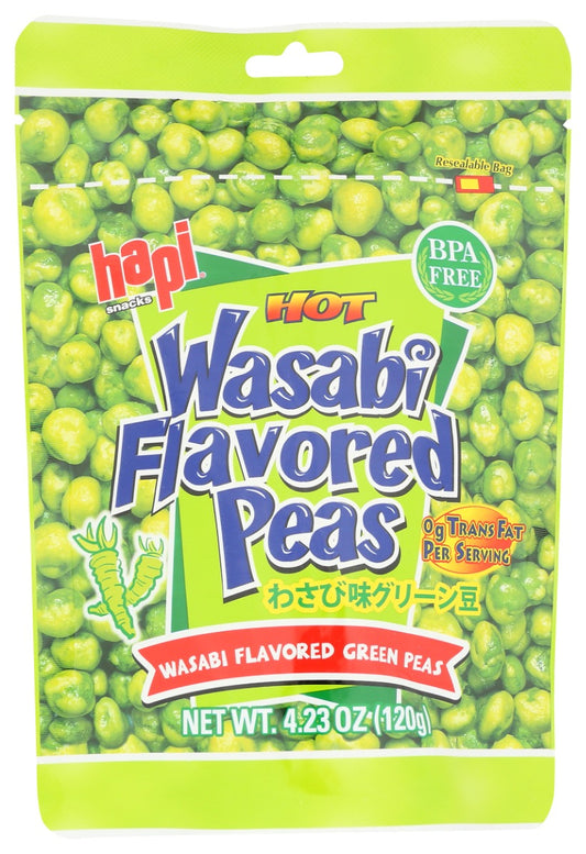 HAPI: Hot Wasabi Flavored Peas, 4.23 oz