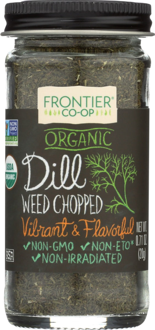 FRONTIER HERB: Organic Cut and Sifted Dill Weed, 0.71 oz
