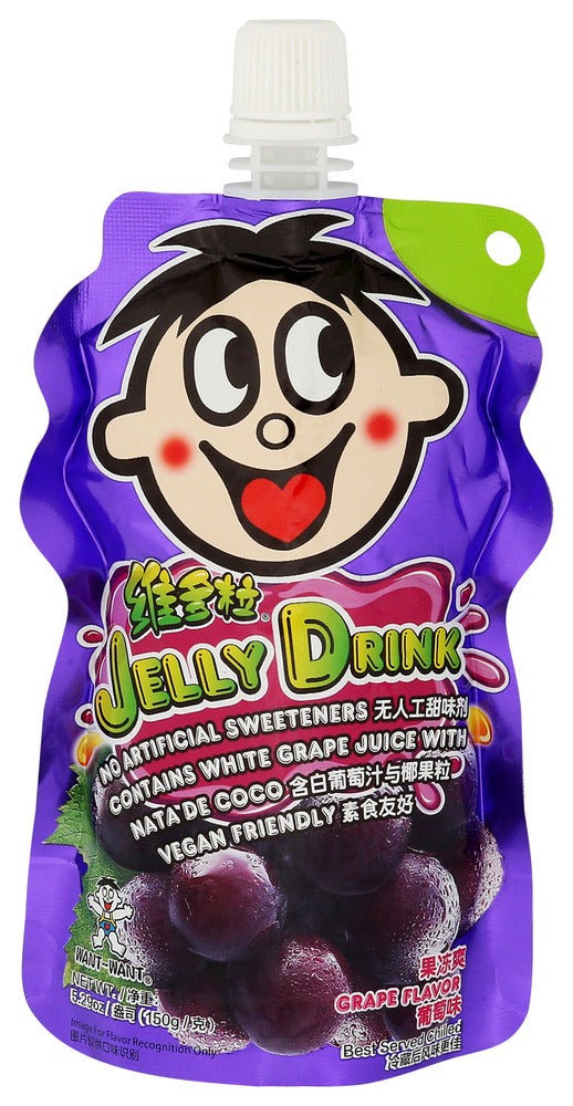 WANT WANT: Grape Jelly Drink, 5.29 fo