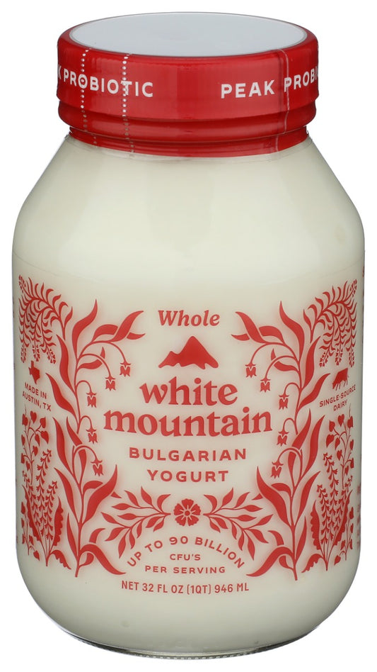WHITE MOUNTAIN: Bulgarian Yogurt Whole Milk, 32 oz