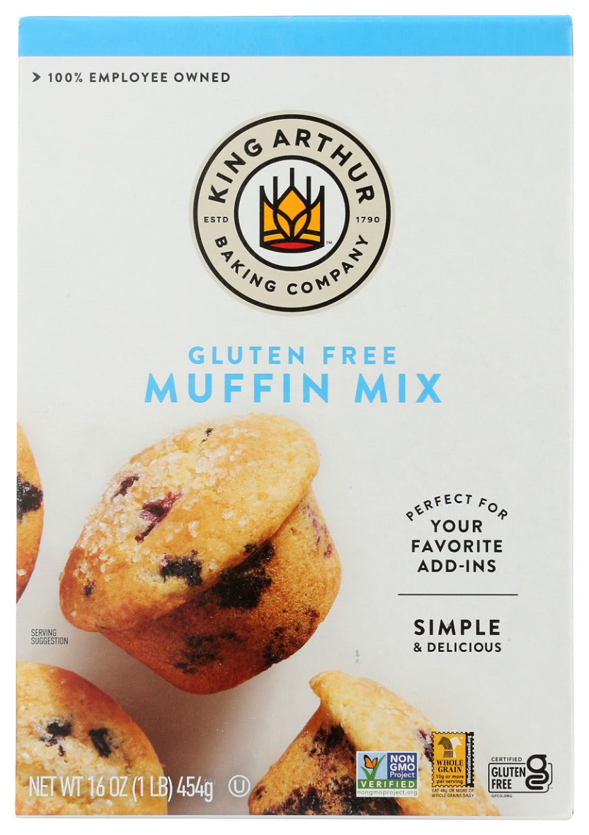 KING ARTHUR: Gluten Free Muffin Mix, 16 oz
