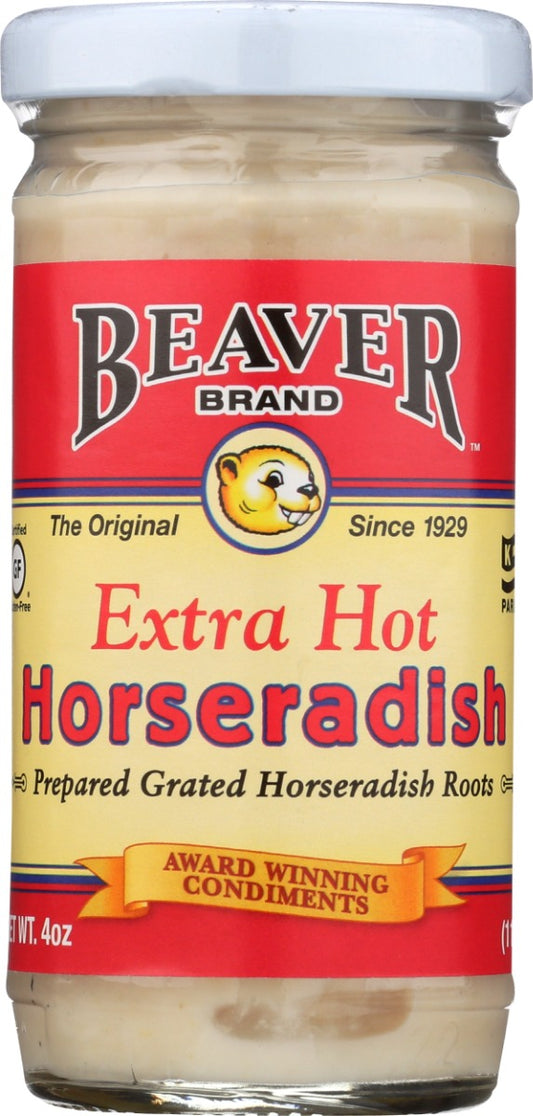 BEAVER: Extra Hot Horseradish, 4 oz