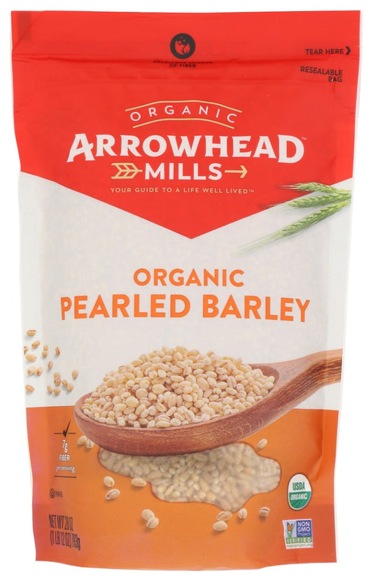 ARROWHEAD MILLS: Organic Pearled Barley, 28 oz