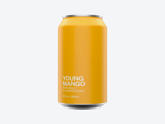 UNITED SODAS OF AMERICA: Young Mango Soda, 12 fo