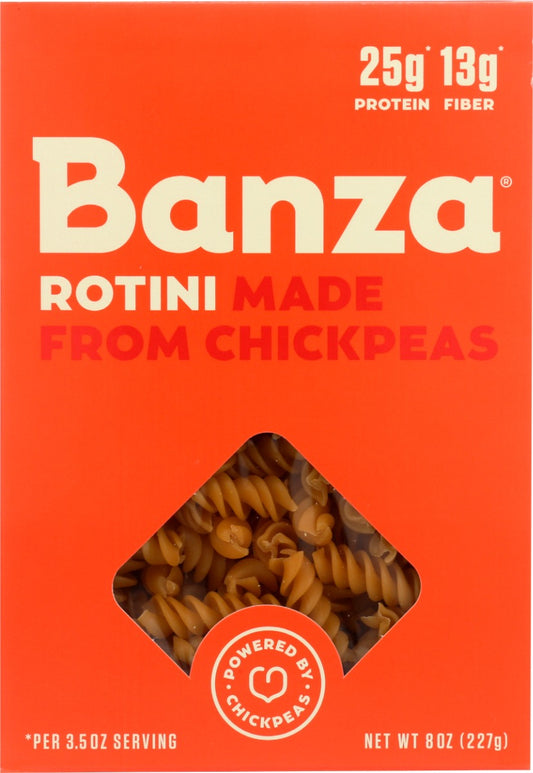 BANZA: Rotini Pasta, 8 oz