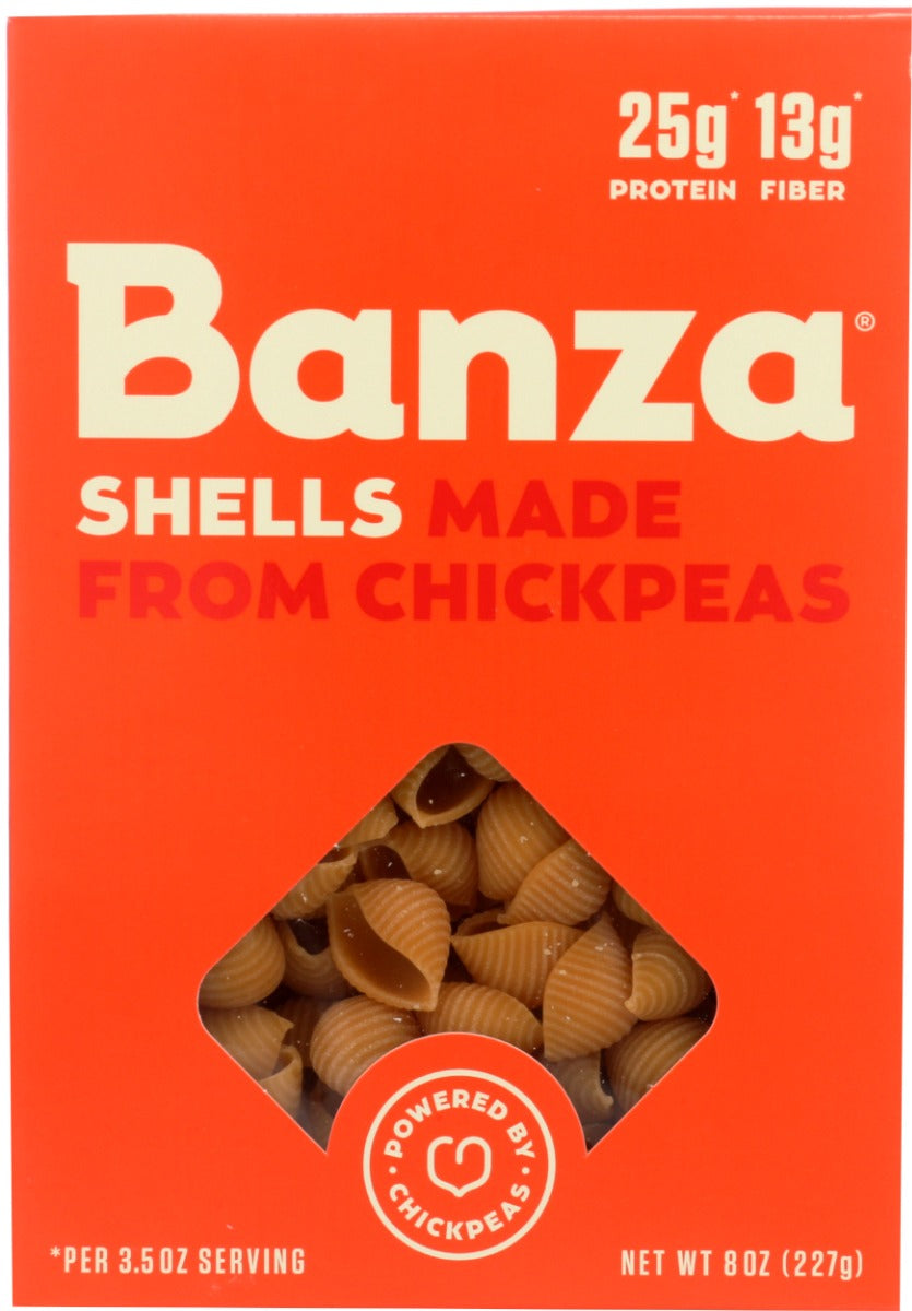 BANZA: Shells Pasta, 8 oz